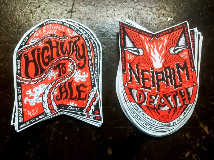 HIGHWAY TO ALE & NEIPALM DEATH BEERS